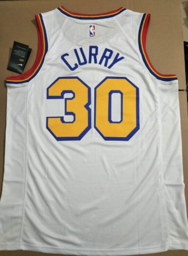 NBA 30 Curry San Francisco Maillot blanc imprimé